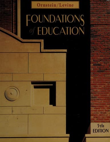 Cover image for Foundations of education