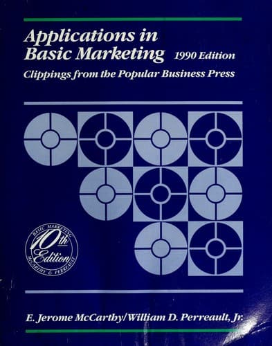 Cover image for Applications in basic marketing