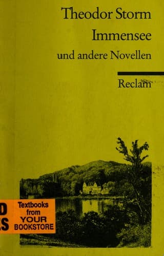 Cover image for Immensee und andere Novellen.