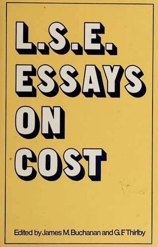 Cover image for L.S.E. essays on cost