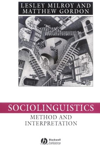 Cover image for Sociolinguistics