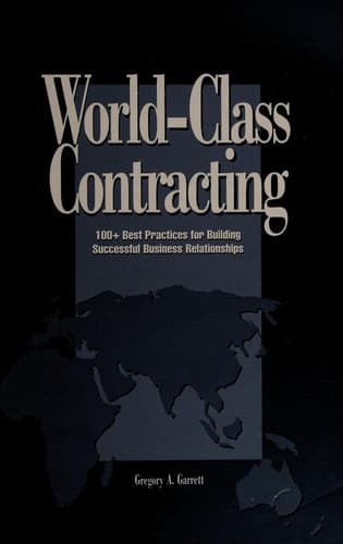 Cover image for World-class Contracting