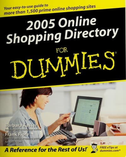 Cover image for 2005 online shopping directory for dummies