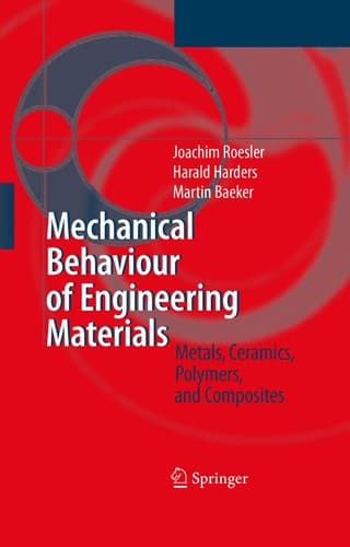 Cover image for Mechanical behaviour of engineering materials