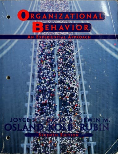 Cover image for Organizational behavior