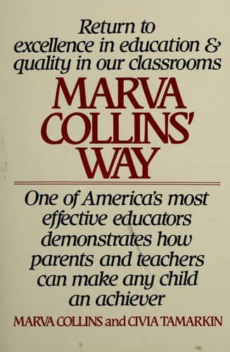 Cover image for Marva Collins' Way