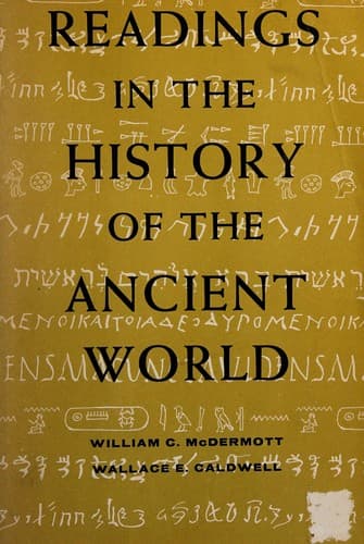 Readings in the history of the ancient world