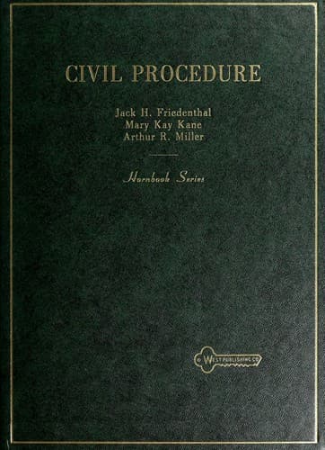 Cover image for Civil procedure