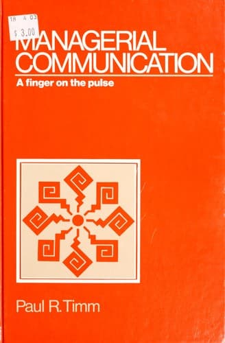 Cover image for Managerial communication