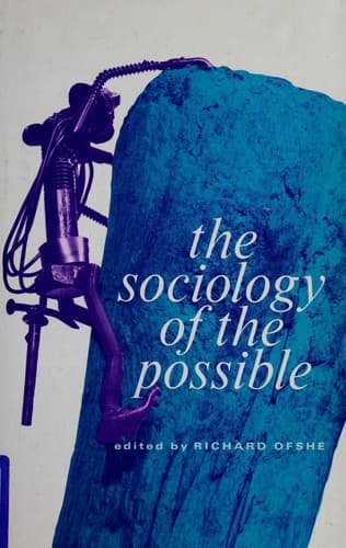 Cover image for The sociology of the possible.