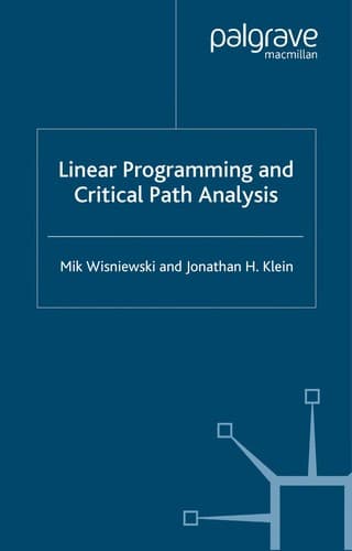 Cover image for Linear programming