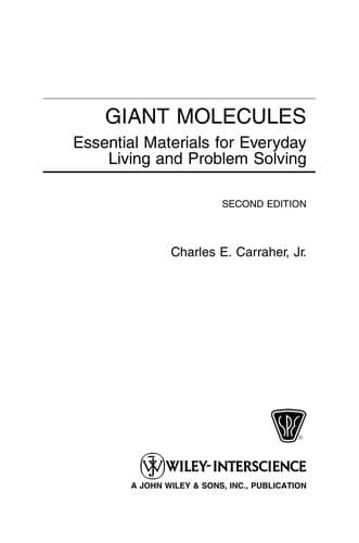 Cover image for Giant molecules