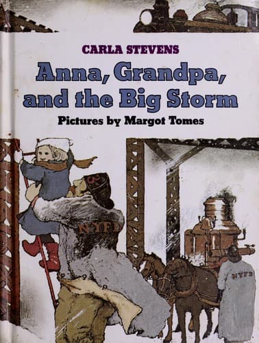Cover image for Anna, Grandpa, and the big storm