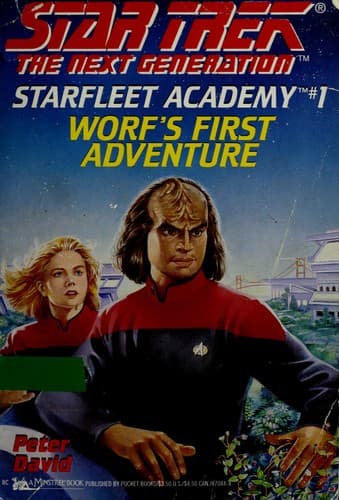 Cover image for Worf's First Adventure: Starfleet Academy #1
