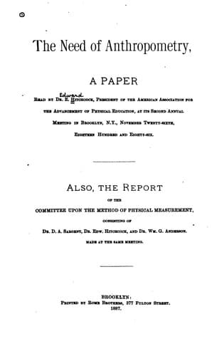The Need of Anthropometry, and how to Make it Available: A Paper