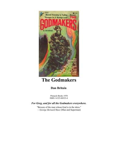 Cover image for The Godmakers