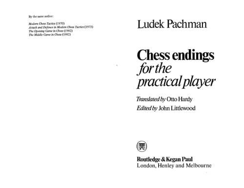 Cover image for Chess endings for the practical player