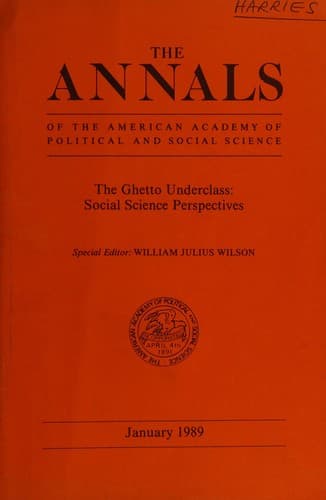 Cover image for The Ghetto Underclass