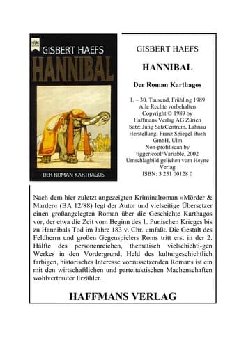 Cover image for Hannibal