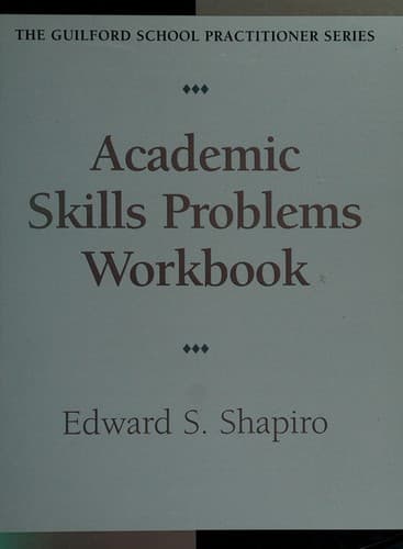 Cover image for Academic skills problems workbook