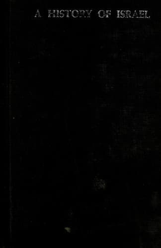 Cover image for A history of Israel