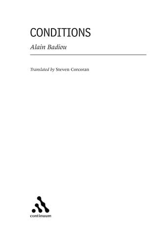 Cover image for Conditions