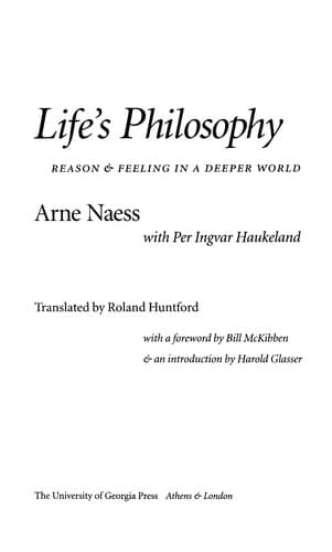 Cover image for Life's philosophy