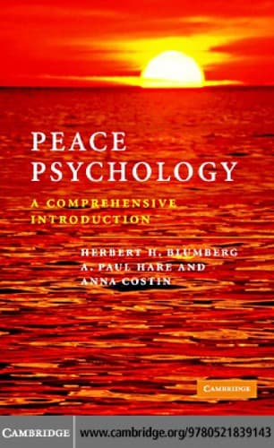 Cover image for Peace psychology