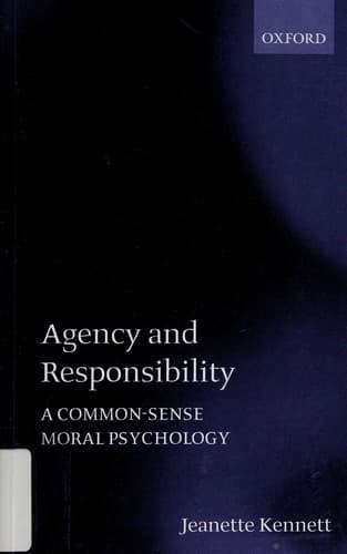 Cover image for Agency and responsibility