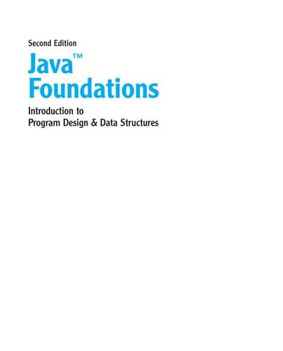 Cover image for Java foundations