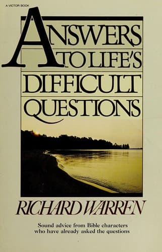 Cover image for Answers to life's difficult questions