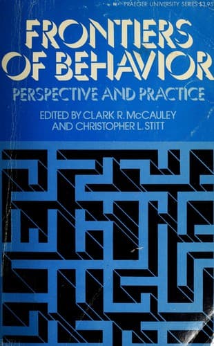 Cover image for Frontiers of behavior