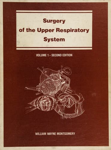 Cover image for Surgery of the upper respiratory system