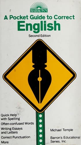 Cover image for A pocket guide to correct English