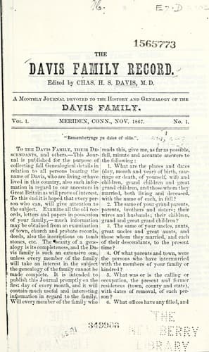 The Davis family record