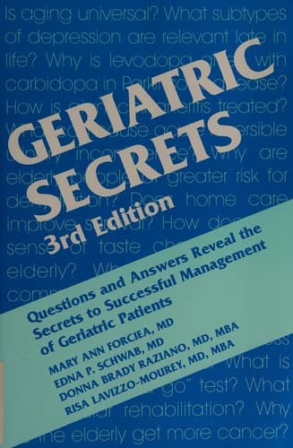 Cover image for Geriatric secrets