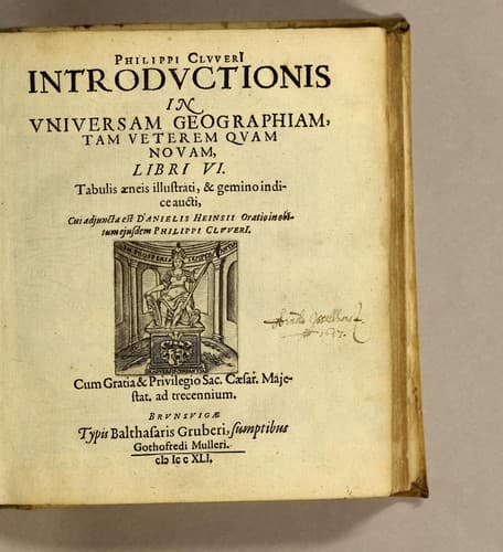 Philippi Cluveri[i] Introductionis in universam geographiam, tam veterem quam novam ,libri VI