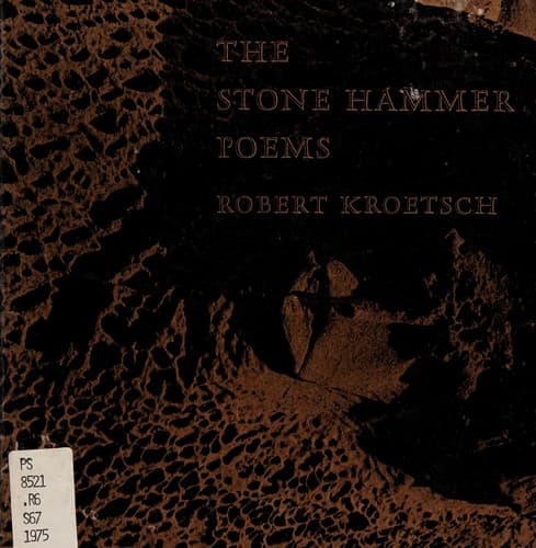 Cover image for The stone hammer poems, 1960-1975