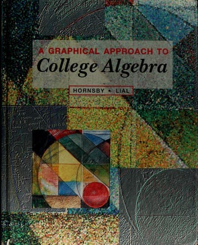 Cover image for A graphical approach to college algebra