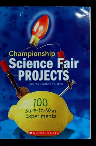 Cover image for Championship science fair projects