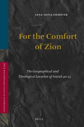 For the comfort of Zion