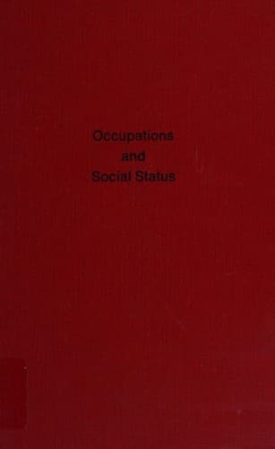 Cover image for Occupations and social status