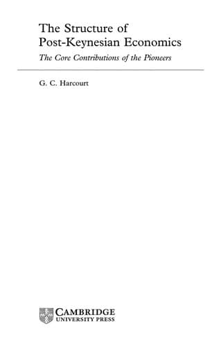 Cover image for The Structure of Post-Keynesian Economics