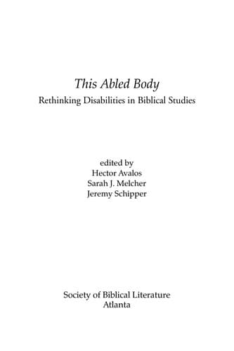 Cover image for This abled body