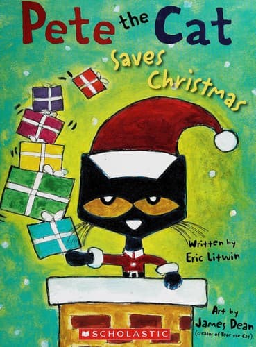 Cover image for Pete the cat saves Christmas