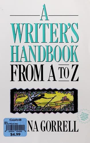 Cover image for A writer's handbook from A to Z