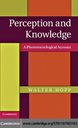 Cover image for Perception and knowledge