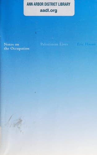 Cover image for Notes on the occupation