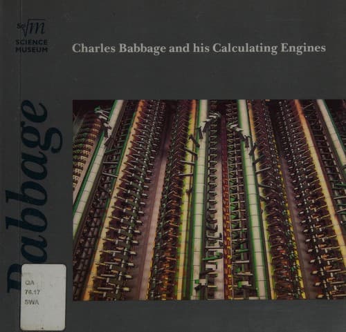Cover image for Charles Babbage and his calculating engines.