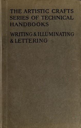 Writing & illuminating, & lettering